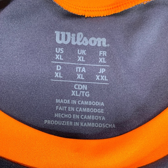 Wilson Athletic Dark Blur T-Shirt XL - Picture 5 of 5